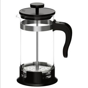 ❤️ French Press 34 oz Coffee Maker, Glass/Stainless Steel New